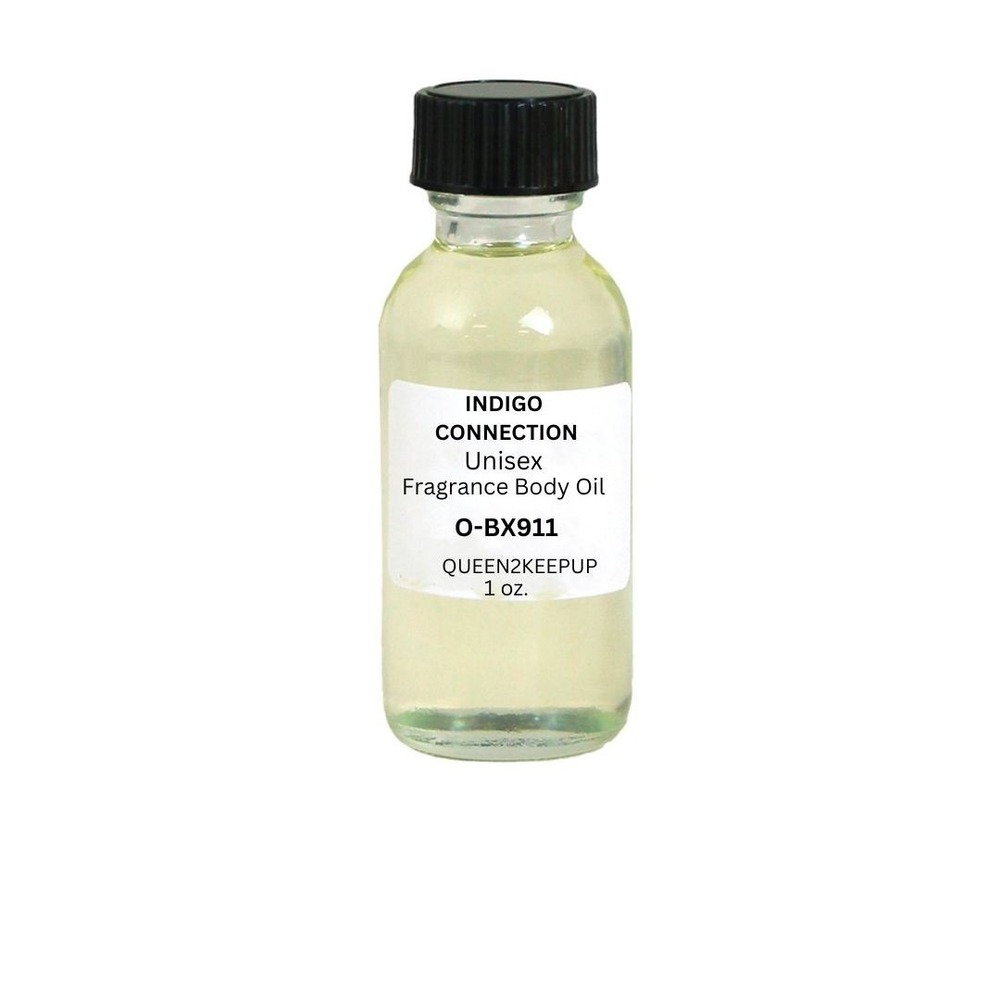 Indigo Connection (Unisex) Body Oil 1 oz Fragrance All Natural Scent